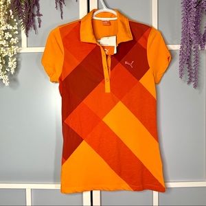 Puma golf polo shirt athletic top moisture manage